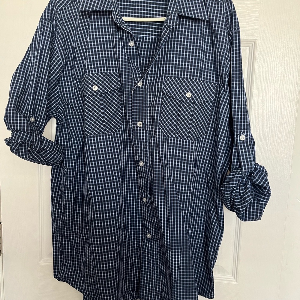 Men's Blue Shirt Polo.